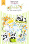 Set of die cuts My little panda boy, 45 pcs