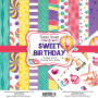 Double-sided scrapbooking paper set Sweet Birthday 12"x12", 10 sheets