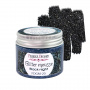 Glitter mousse, color Black night 