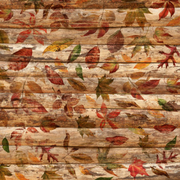 Sheet of double-sided paper for scrapbooking Autumn botanical diary #58-04 12"x12" - 2