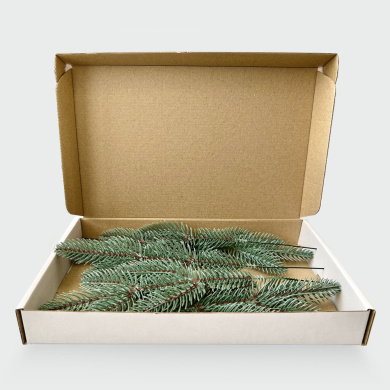 набор искусственных веточек ели голубой maxi 5 шт - 2