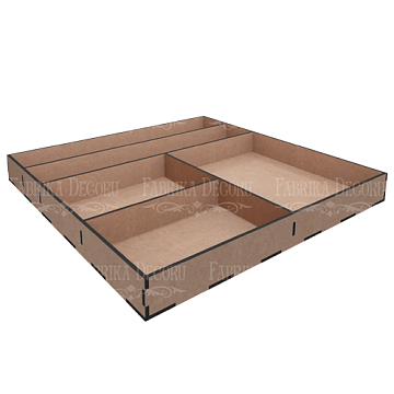 Mix box-Organizer 5 cells, 30х30x3,3sm