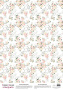 Деко веллум (лист кальки с рисунком) Цветочное плетение, А3 (29,7см х 42см)
