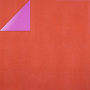 лист крафт бумаги двусторонний красный/розовый 30х30 см