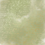 Einseitig bedruckter Papierbogen mit Goldfolienprägung, Muster „Goldener Text, Farbe Olive Aquarell“