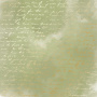 Sheet of single-sided paper with gold foil embossing, pattern "Golden Text, color Olive watercolor"
