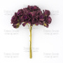 Set of cherry flowers bordeaux, 6 pcs