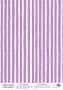 Deco Pergament farbiges Blatt Vertikale Streifen, A3 (11,7" х 16,5")