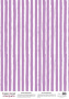 deco vellum colored sheet vertical stripes, a3 (11,7" х 16,5")