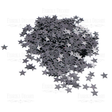 Sequins Stars, graphite, #104 - 2 Sequins Stars, graphite, #104 - 2