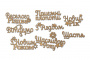 набор чипбордов зимние праздничные надписи укр. 10х15 см #653 