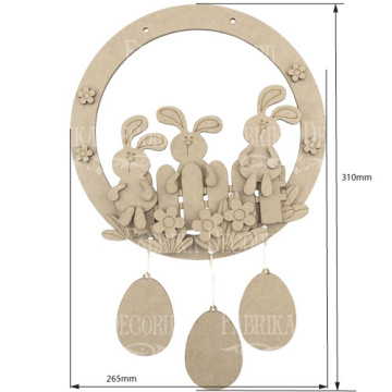 Blank for decoration "Easter bunnies-1" #139 - 2