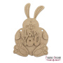 Blank for decoration "Love you-2" #132