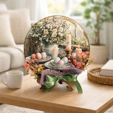 Интерьерная декоративная композиция «Пасхальный натюрморт», #06 - 2