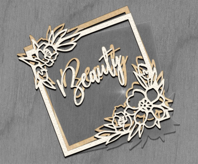 Заготовка мега шейкера Квадратная рамка - Роза color_Light_milk - 2 Заготовка мега шейкера Квадратная рамка - Роза color_Light_milk - 2