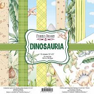 набор скрапбумаги dinosauria 30,5x30,5 см, 10 листов
