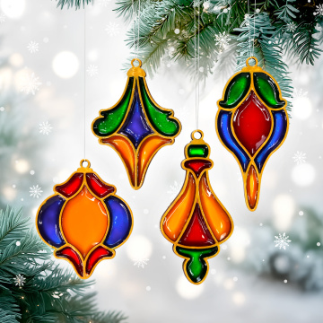 Art Stained Glass Kit “Baroque", for painting by numbers - 2