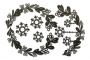 Набор чипбордов Веточки со снежинками 10х15 см #631