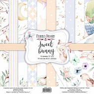 набор скрапбумаги sweet bunny 30,5x30,5 см, 10 листов