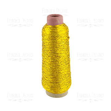 Elastic round cord, color gold