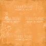 Double-sided scrapbooking paper set  Botany autumn 8"x8", 10 sheets - 4