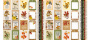 Zestaw papieru do scrapbookingu Autumn botanical diary, 30,5x30,5cm