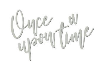Chipboard "Once upon a time" #419 - 2