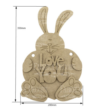 Blank for decoration "Love you-2" #132 - 2