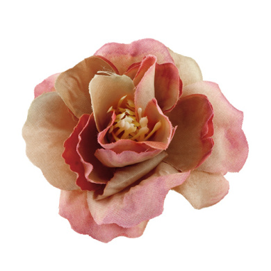 цветок чайной розы розово-бежевый, 1шт - 2