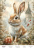 декупажная карта «пасхальный кролик-08» #000929, 21см x 29,7см фабрика декору