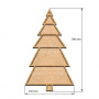  Art board Pine tree 1 23х39 cm - 0