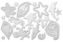 набор чипбордов морские обитатели 2 10х15 см #019 