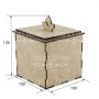 Box for accessories and jewelry, 100х100х130mm, DIY kit #036 - 0