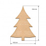  Art board Pine tree 18х25 cm - 0