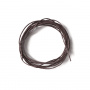Round wax cord, d=1mm, color Dark brown