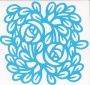 Stencil for crafts 14x14cm "Rose ornament" #039