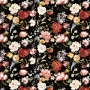 Sheet of double-sided paper for scrapbooking Miracle flowers #63-02 12"x12" - 0