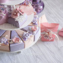 Bonbonniere Cheesecake set of cardboard blanks for gift wrapping, 6 pcs, 125х65х40 mm - 3