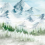 Double-sided scrapbooking paper set Forest life 8"x8", 10 sheets - 5