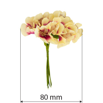 Bouquet of Carpathian bells, color Beige with magenta, 6 pcs. - 2