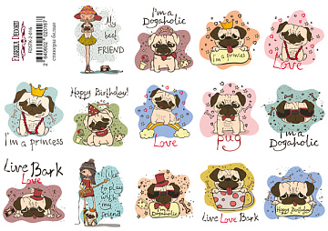 Journaling stickers set #2-016