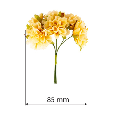 Set of sweet cherry flowers, peach, 6 pcs - 2