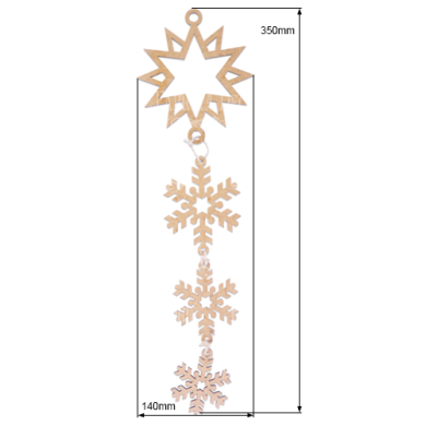 Blank for decoration "Christmas pendant-1" #182 - 2