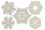 набор чипбордов снежинки 4 10х15 см #039 