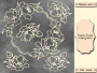 Megaspanplatte "Lace Flower Frame" #009