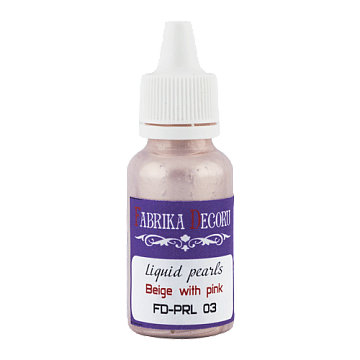 Liquid pearls Beige with pink 40 ml