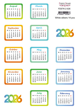 Set of stickers for journaling and planners #2-026