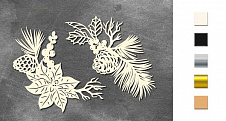  Набор чипбордов Winter botanical diary 10х15 см #761 color_Kraft
