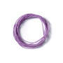 Runde Wachsschnur, d=1mm, Farbe Violett
