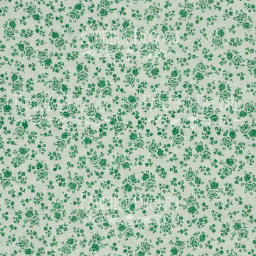 Fabric cut piece 35X80 Flower print green